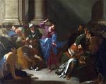 欧洲12-19世纪油画三_CAVALLINO, Bernardo - Christ driving the Traders from the Temple